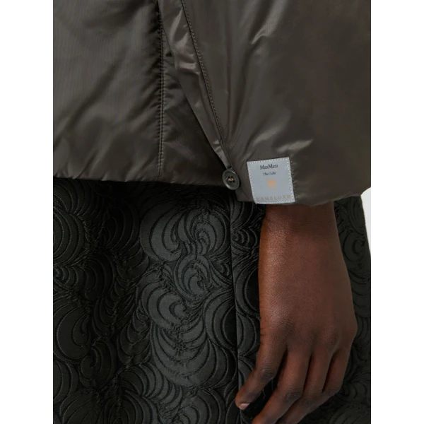Max Mara Greenh Padded Water-Repellent Hooded Jacket in Khaki | Jackets | Coveti
