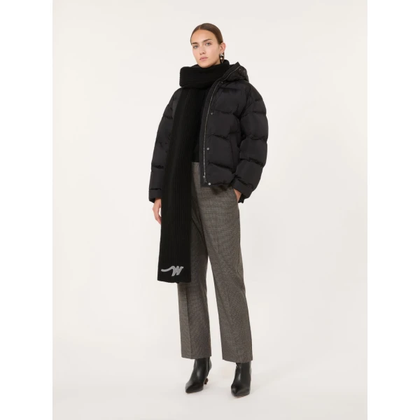 Max Mara Hateley Stretch Wool Flannel Trousers in Marron Glace | Tailored pants | Coveti