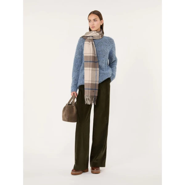 Max Mara Hobby Alpaca, Cotton and Wool Jumper in Light Blue | Sweaters | Coveti
