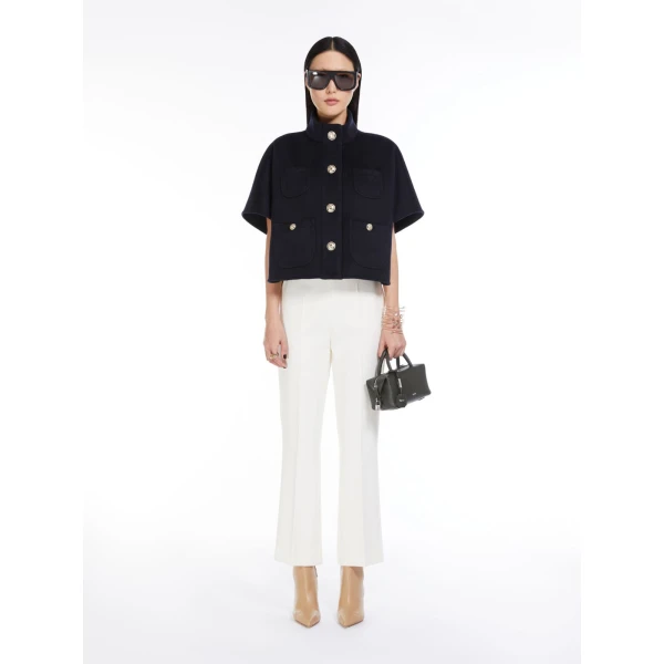 Max Mara Holdalls Small Natural Leather Bowler Bag in Black | Totes & Top-Handle Bags | Coveti