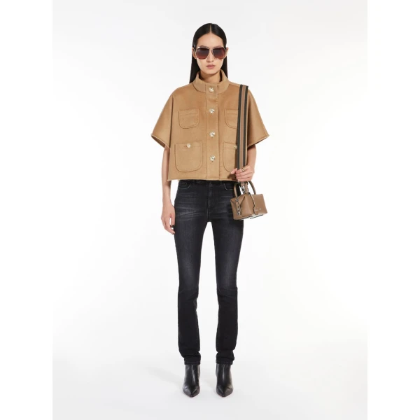 Max Mara Holdalls Small Natural Leather Bowler Bag in Mud | Totes & Top-Handle Bags | Coveti