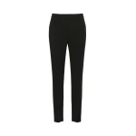 Max Mara Jerta Straight Cady Trousers in Black | Tailored pants | Coveti