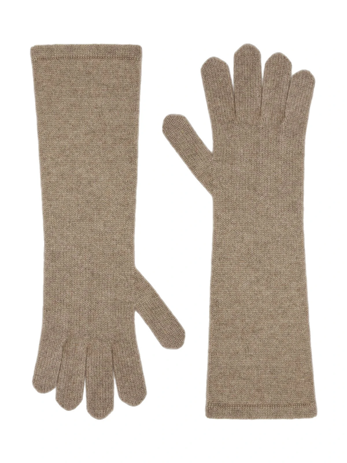 Max Mara Jock Long Cashmere Gloves in Beige Max Mara Jock Long Cashmere Gloves in Beige | Women | Coveti