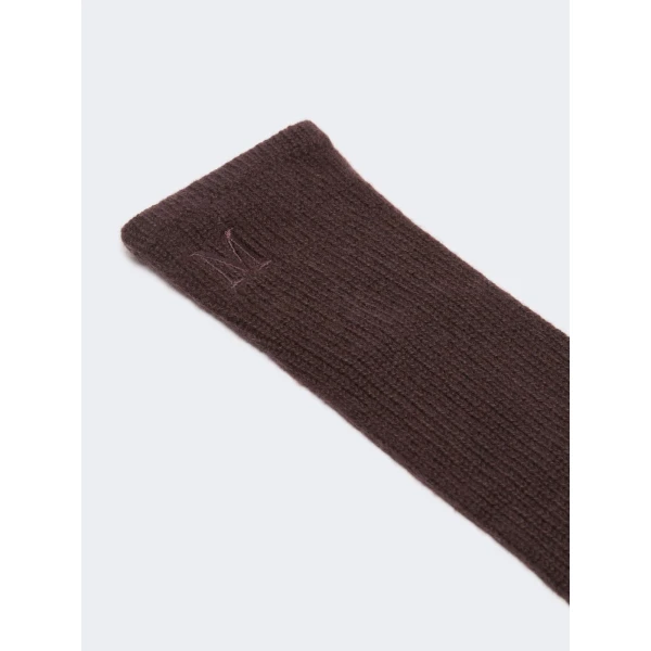 Max Mara Jock Long Cashmere Gloves in Brown | Gloves | Coveti