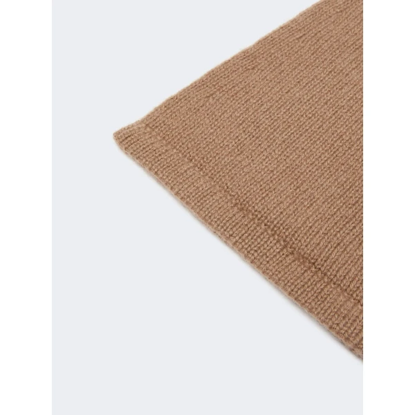 Max Mara Jock Long Cashmere Gloves in Hazelnut Brown | Gloves | Coveti