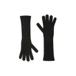 Max Mara Jock Long Cashmere Gloves in Medium Grey | Gloves | Coveti