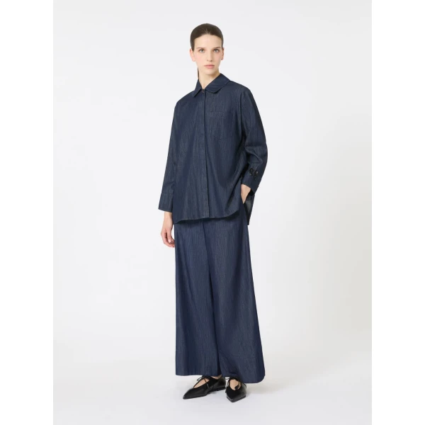Max Mara Jour Denim Joggers in Midnight Blue | Denim | Coveti
