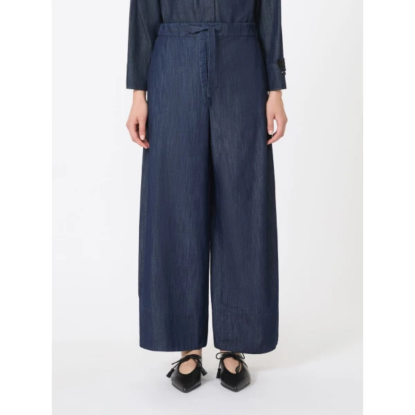 Max Mara Jour Denim Joggers in Midnight Blue | Denim | Coveti