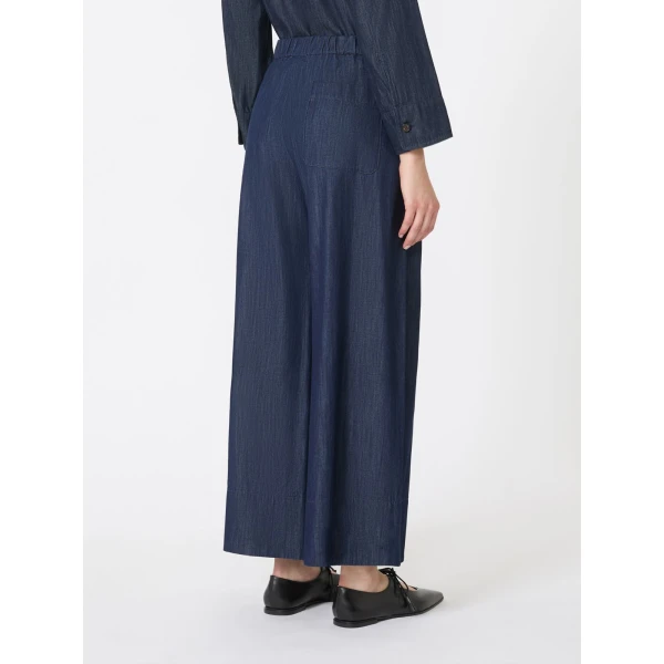 Max Mara Jour Denim Joggers in Midnight Blue | Denim | Coveti