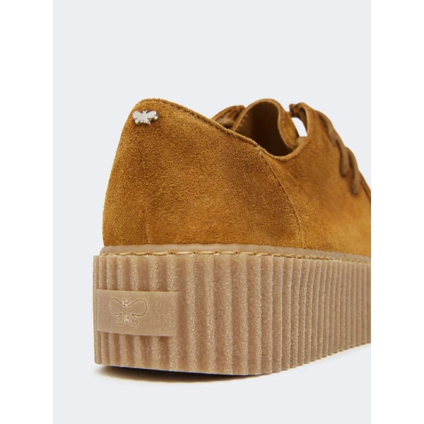 Max Mara Kapok Low Suede Ankle Boots in Tobacco | Boots | Coveti