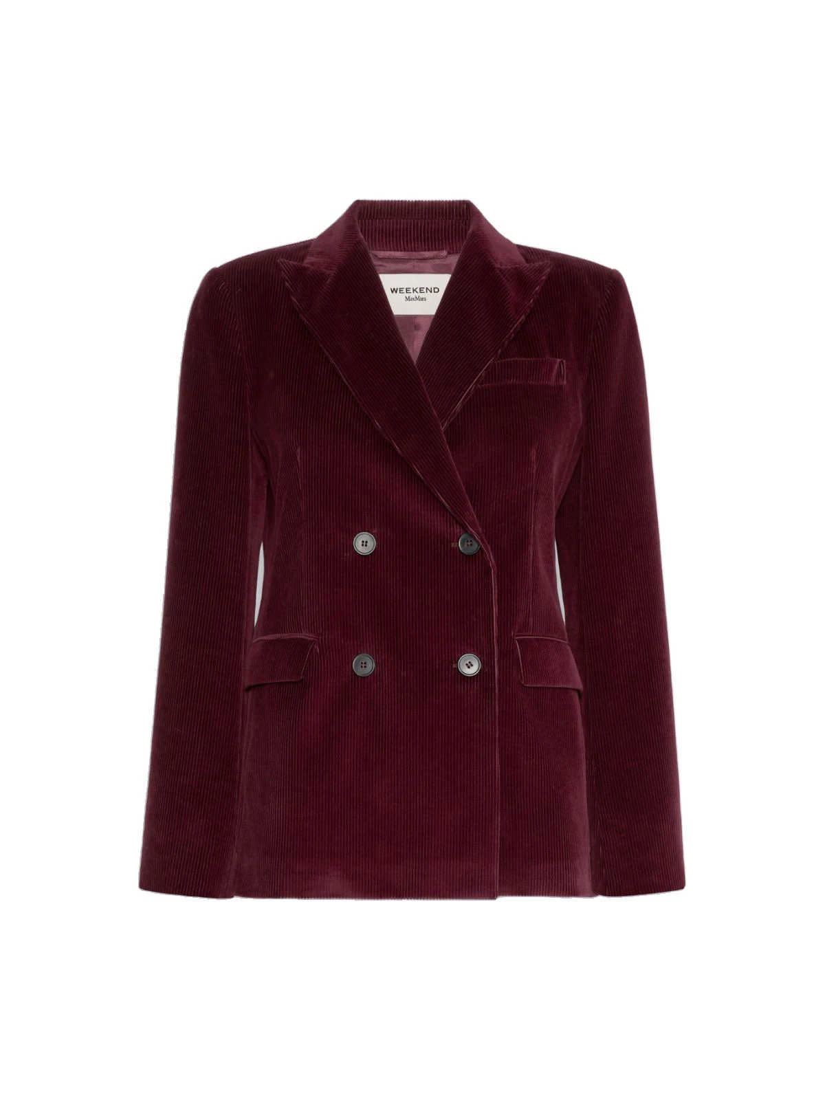 Max Mara Katanga Cotton Corduroy Double-Breasted Blazer in Bordeaux Max Mara Katanga Cotton Corduroy Double-Breasted Blazer in Bordeaux | Blazers | Coveti