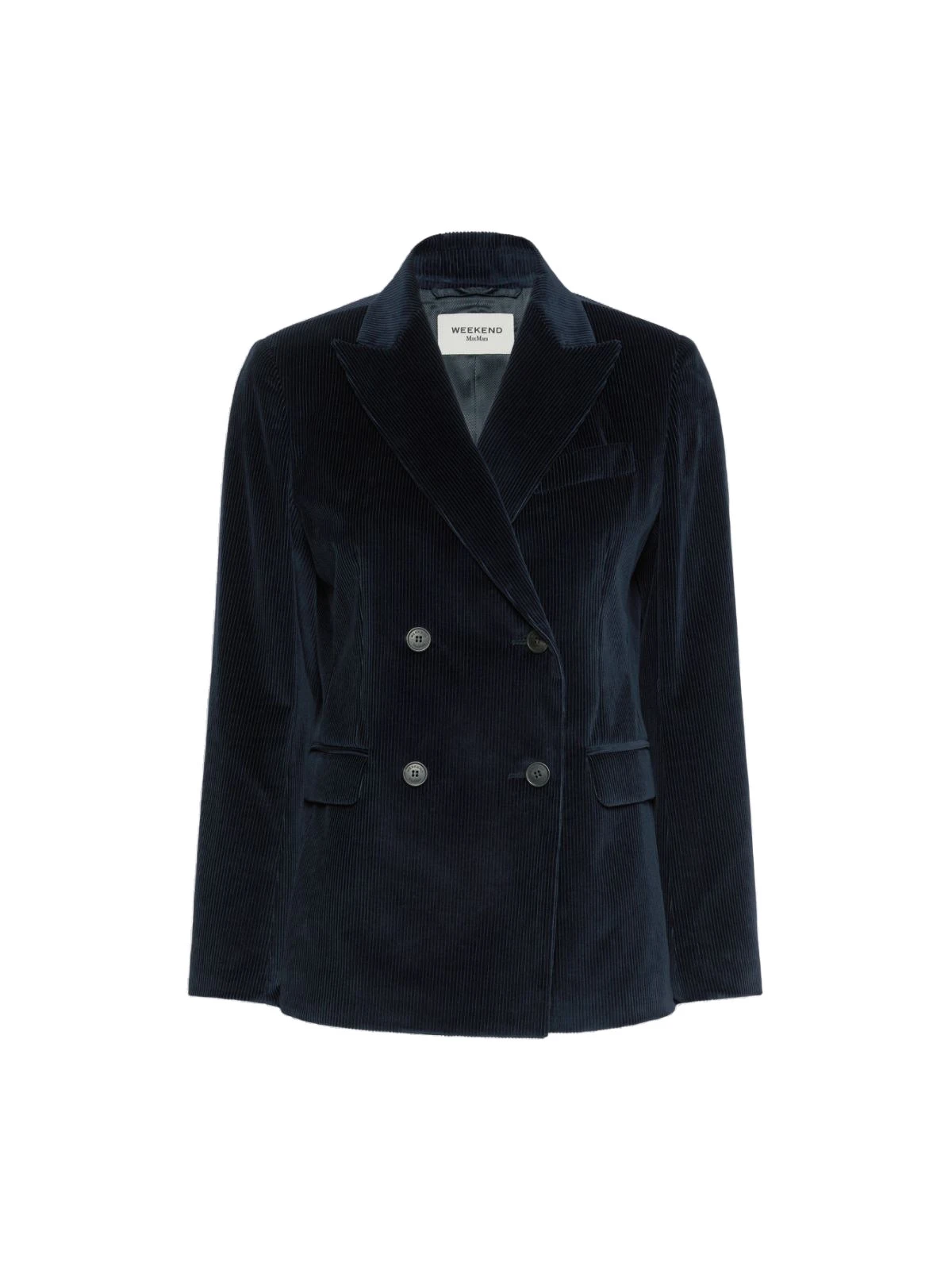 Max Mara Katanga Cotton Corduroy Double-Breasted Blazer in Navy Max Mara Katanga Cotton Corduroy Double-Breasted Blazer in Navy | Blazers | Coveti