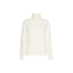 Max Mara Kiku Wool and Silk Turtleneck in Ivory | Turtlenecks | Coveti