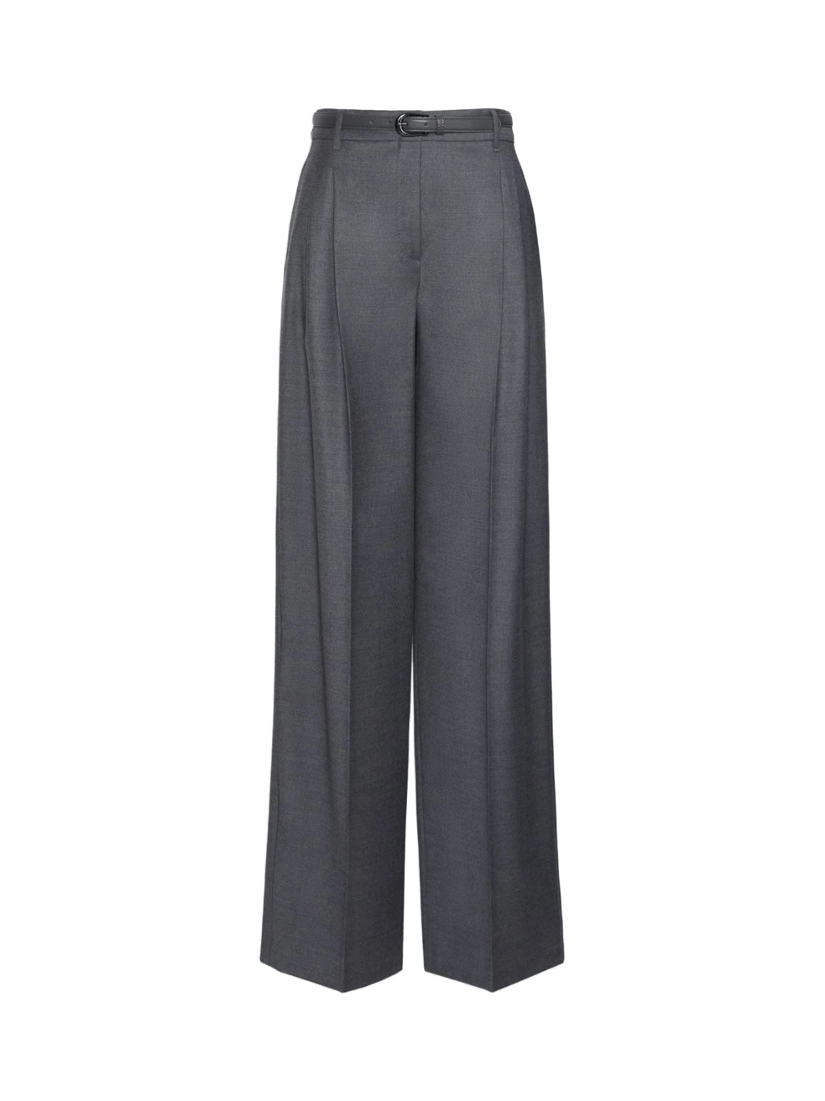 Max Mara Lago Wool Flannel Trousers in Dark Grey Max Mara Lago Wool Flannel Trousers in Dark Grey | Tailored pants | Coveti