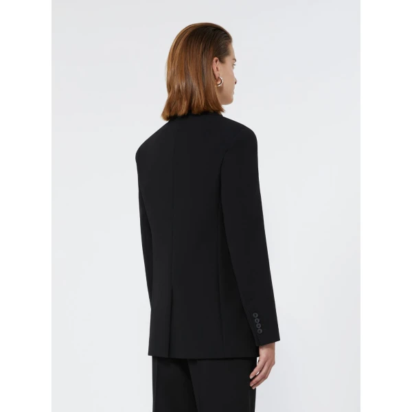 Max Mara Lampada Wool Cady Blazer in Black | Blazers | Coveti