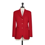 Max Mara Lampada Wool Cady Blazer in Red | Blazers | Coveti