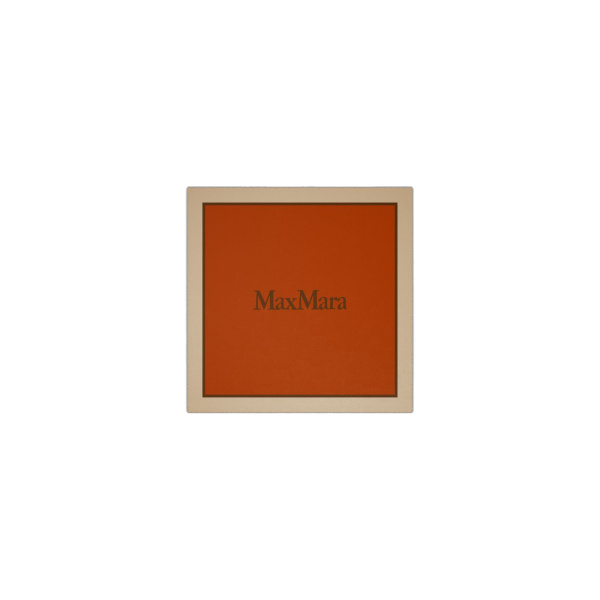 Max Mara Lampara Printed Silk Pocket Square in Orange | Scarves | Coveti