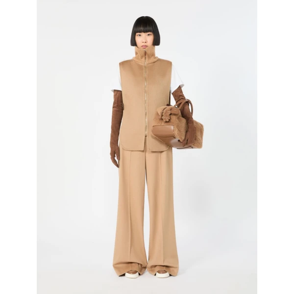 Max Mara Large Camel Teddy Boston Bag in Camel | Totes & Top-Handle Bags | Coveti