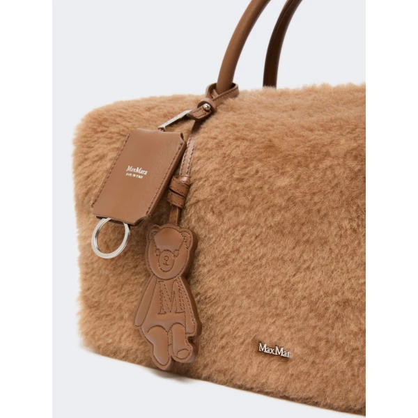 Max Mara Large Camel Teddy Boston Bag in Camel | Totes & Top-Handle Bags | Coveti