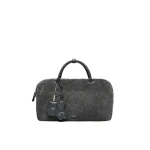 Max Mara Large Teddy Boston Bag in Medium Grey | Totes & Top-Handle Bags | Coveti