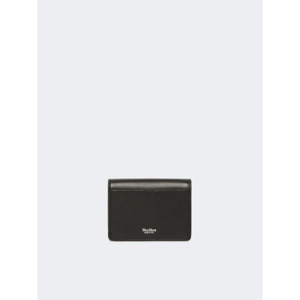 Max Mara Leather Coin Purse in Black | Wallets & Purses | Coveti