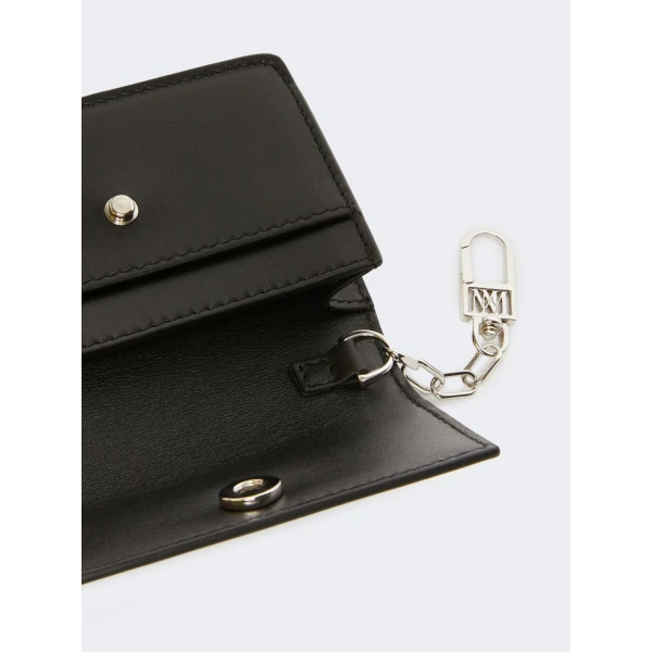 Max Mara Leather Coin Purse in Black | Wallets & Purses | Coveti