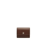 Max Mara Leather Tri-Fold Wallet in Cocoa | Wallets & Purses | Coveti