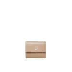 Max Mara Leather Tri-Fold Wallet in Mud | Wallets & Purses | Coveti