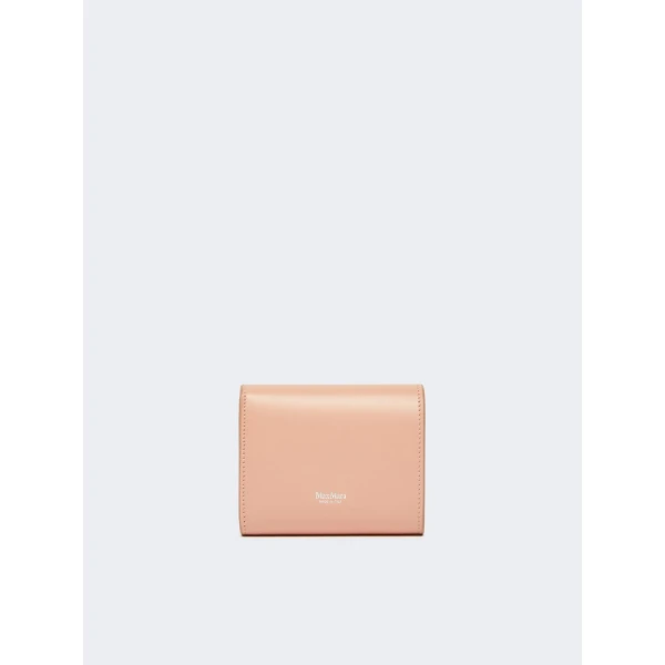 Max Mara Leather Tri-Fold Wallet in Pink | Wallets & Purses | Coveti