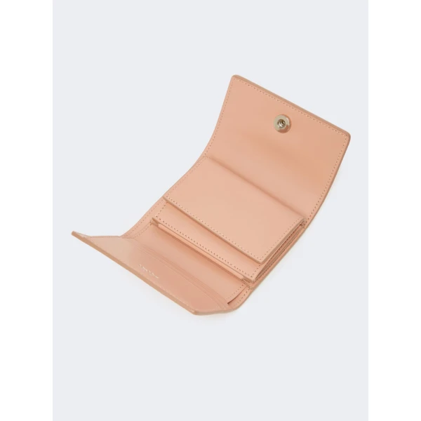Max Mara Leather Tri-Fold Wallet in Pink | Wallets & Purses | Coveti