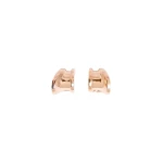 Max Mara Lonza Metal Earrings in Bronze | Earrings | Coveti