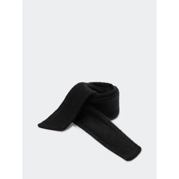 Max Mara Ludmilla Cashmere Belt in Black | Belts | Coveti