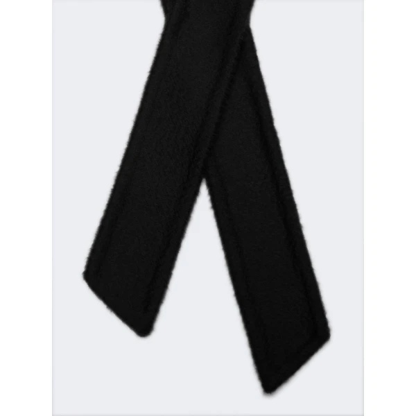 Max Mara Ludmilla Cashmere Belt in Black | Belts | Coveti