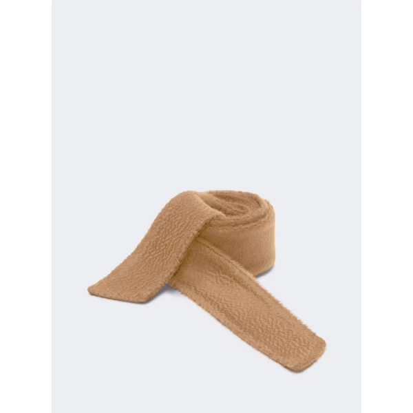 Max Mara Ludmilla Cashmere Belt in Camel | Belts | Coveti