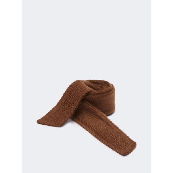 Max Mara Ludmilla Cashmere Belt in Tobacco | Belts | Coveti