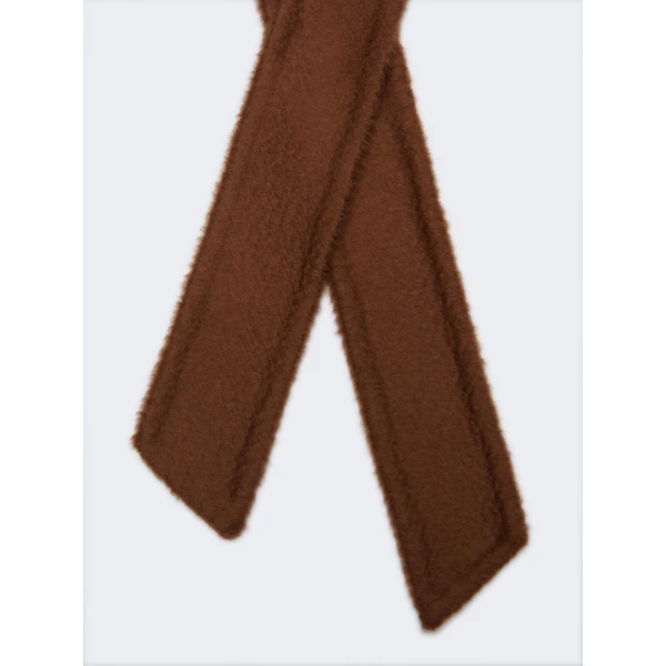 Max Mara Ludmilla Cashmere Belt in Tobacco | Belts | Coveti