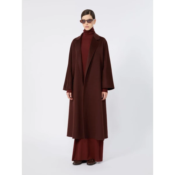 Max Mara Ludmilla Icon Coat in Brown Bordeaux | Coats | Coveti