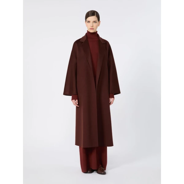Max Mara Ludmilla Icon Coat in Brown Bordeaux | Coats | Coveti