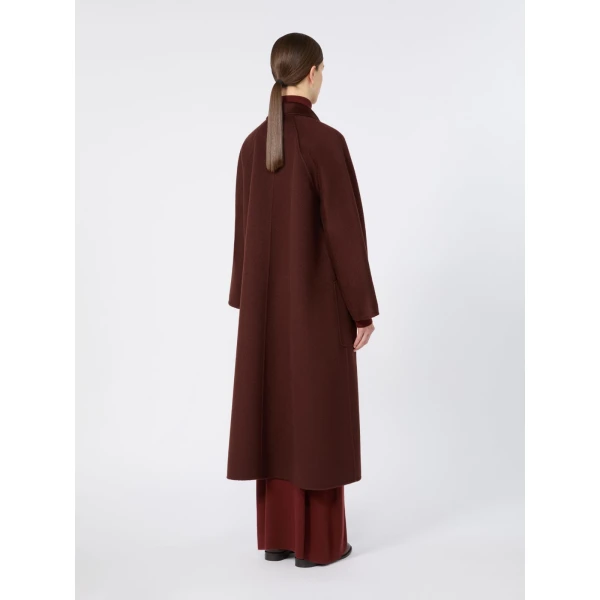 Max Mara Ludmilla Icon Coat in Brown Bordeaux | Coats | Coveti