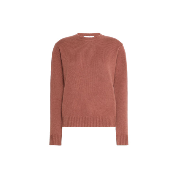 Max Mara Lume Cashmere Yarn Sweater in Antique Rose | Sweaters | Coveti