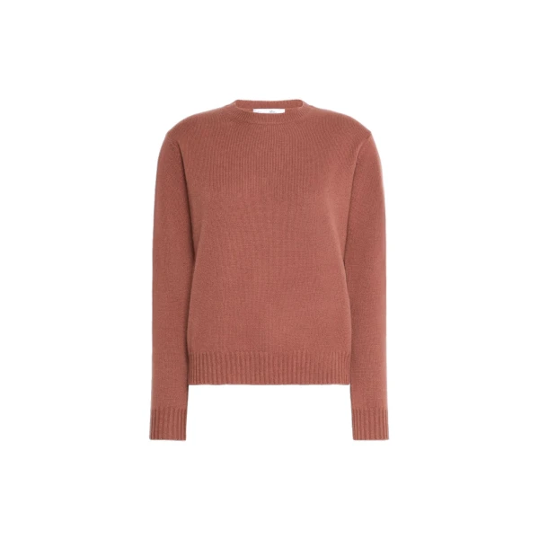 Max Mara Lume Cashmere Yarn Sweater in Antique Rose | Sweaters | Coveti