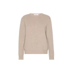 Max Mara Lume Cashmere Yarn Sweater in Sand | Sweaters | Coveti