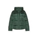 Max Mara Lusso Water-Repellent Taffeta Down Jacket in Dark Green | Jackets | Coveti