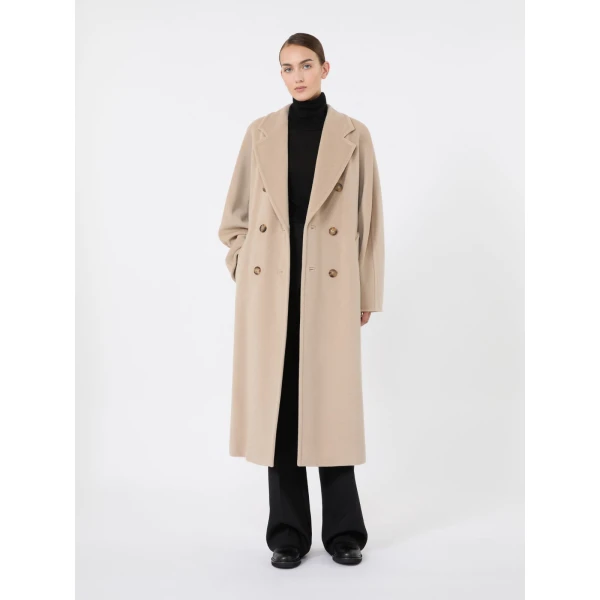 Max Mara Madame 101801 Icon Coat in Sand | Coats | Coveti