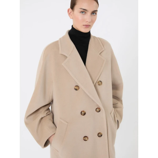 Max Mara Madame 101801 Icon Coat in Sand | Coats | Coveti