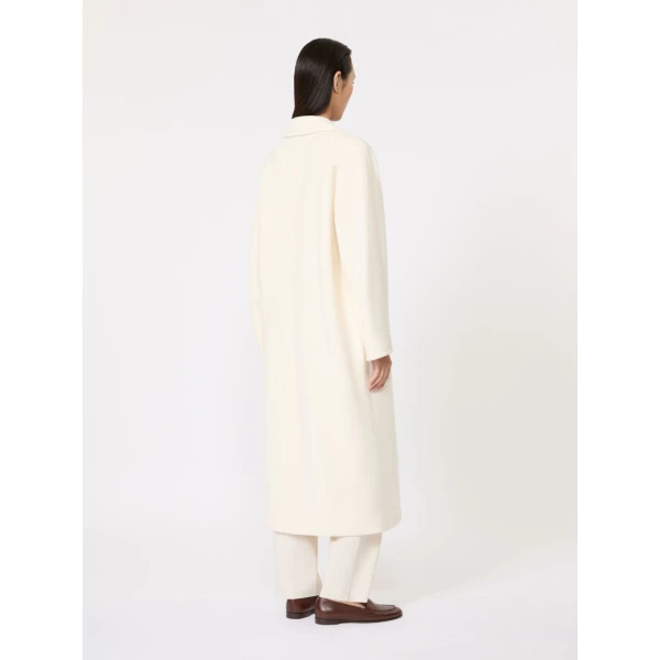 Max Mara Madame 101801 Icon Coat in White | Coats | Coveti