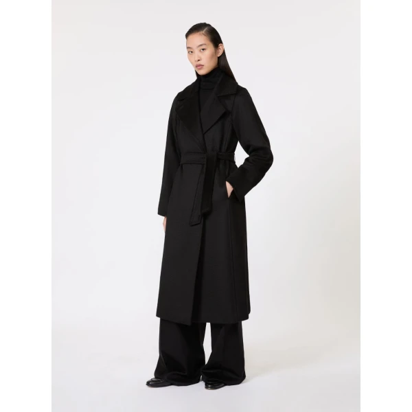 Max Mara Manuela Icon Coat in Black | Coats | Coveti
