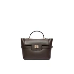 Max Mara Margaux Extra Small Leather Bag in Dark Brown | Mini Bags | Coveti