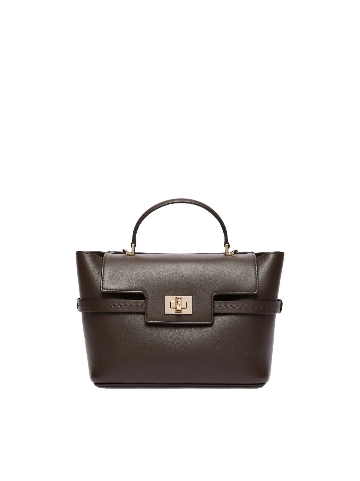 Max Mara Margaux Extra Small Leather Bag in Dark Brown Max Mara Margaux Extra Small Leather Bag in Dark Brown | Mini Bags | Coveti