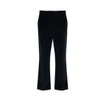 Max Mara Marruca Cotton Needlecord Cropped Trousers in Ultramarine | Tailored pants | Coveti